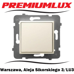 Ospel ARIA przycisk zwierny ecru Warszawa Aleja Sikorskiego 3 LU3 Bartycka
